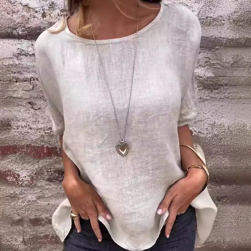 Blusa de algodón-lino: confort y elegancia en el día a día