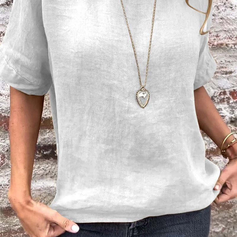 Blusa de algodón-lino: confort y elegancia en el día a día